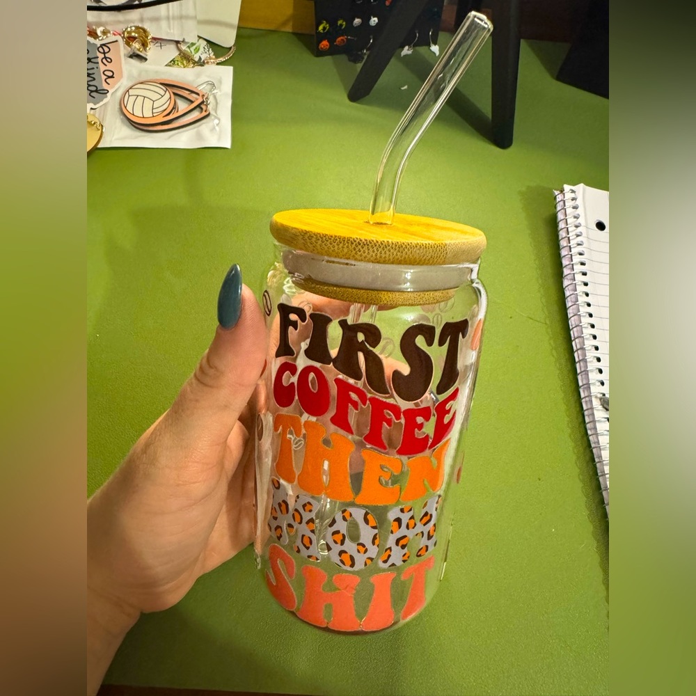 Coffee Tumbler, Handmade